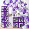 Graduation Decorations 2026 Graduation Party Decorations Set of 4 Boxes with 129pcs Balloons Arch Garland Kit Party Supplies for Any Grades Purple